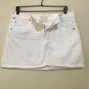 Citizens Of Humanity Ivory Denim Skirt